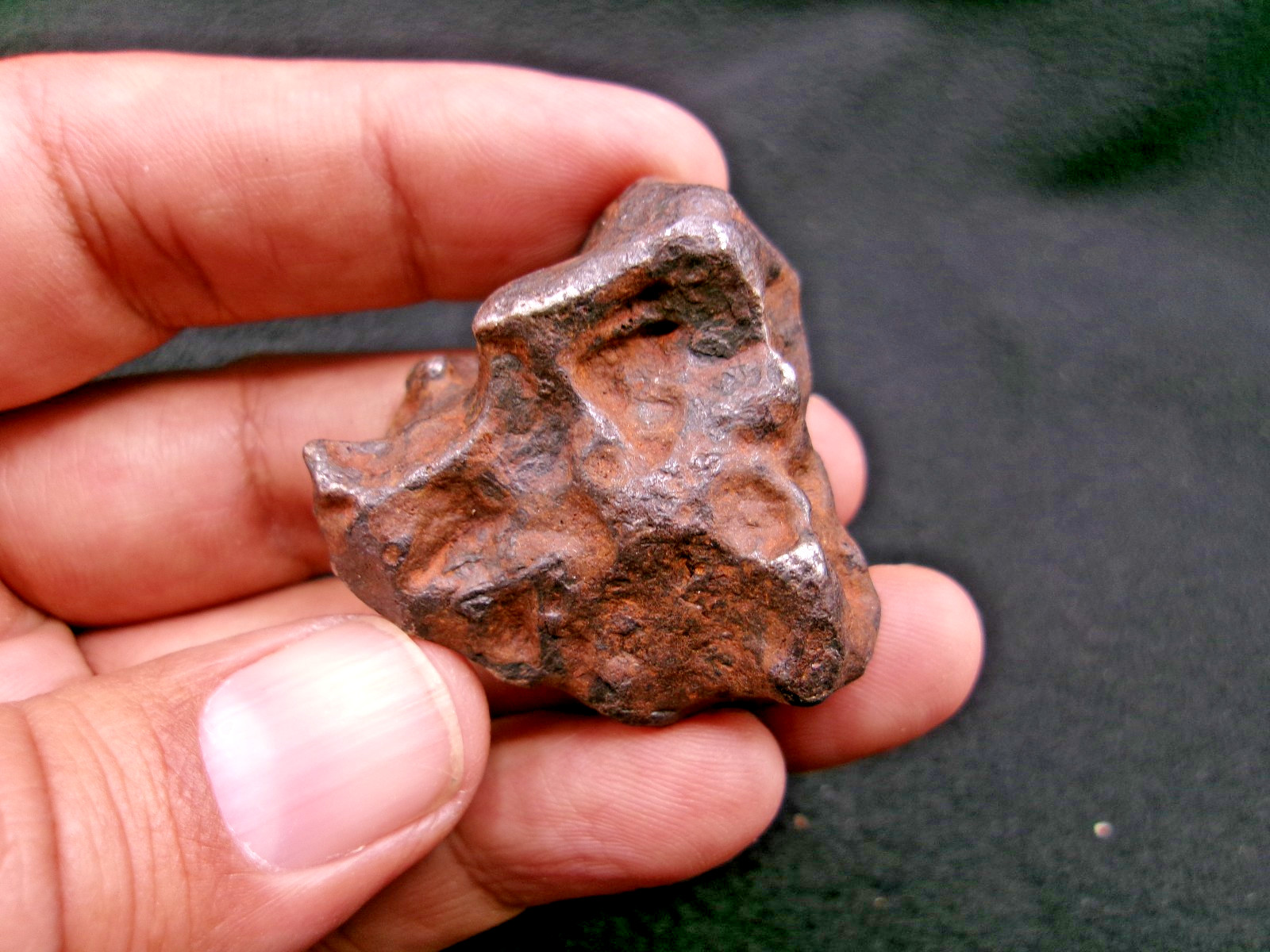 91.07 gram - AGOUDAL IRON METEORITE - IIAB Iron - Found in Morocco