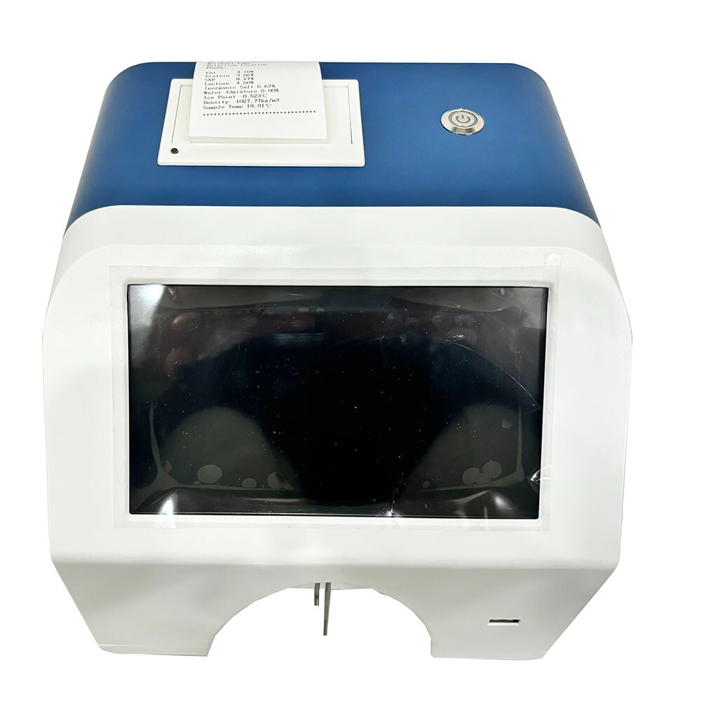 Precise Milk Analyzer with 9 Test Items 7-inch Touch Screen Thermal Printer