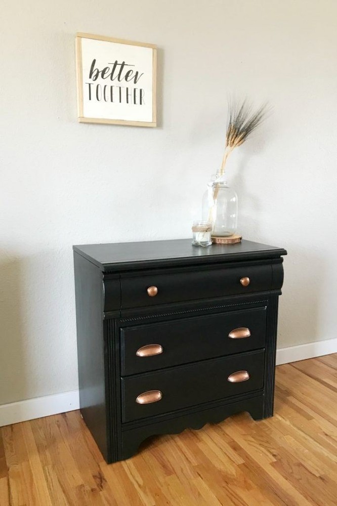 2-1/2" or 3" Dual Mount Cup Pull Antique Copper