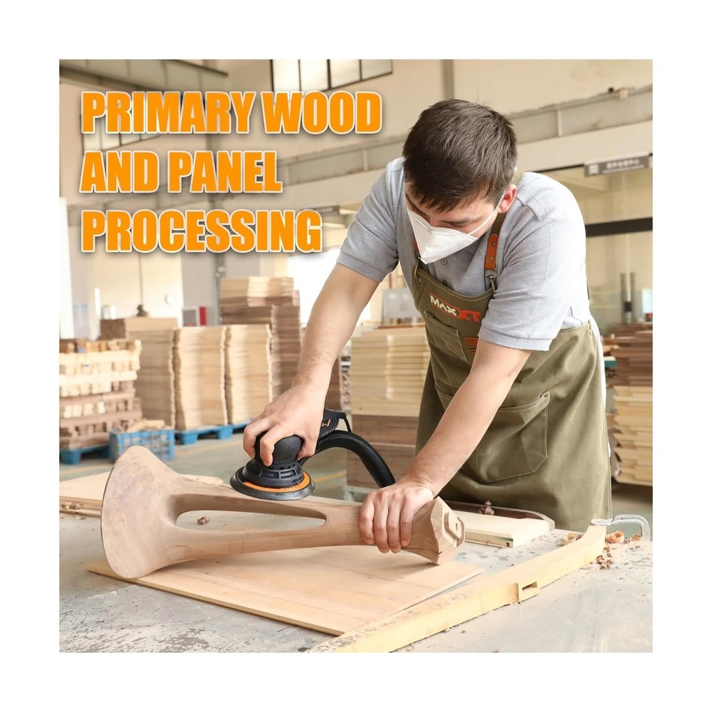 MAXXT Electric 5mm Random Orbital Sander Brushless 350W 3A Multi-function Var...