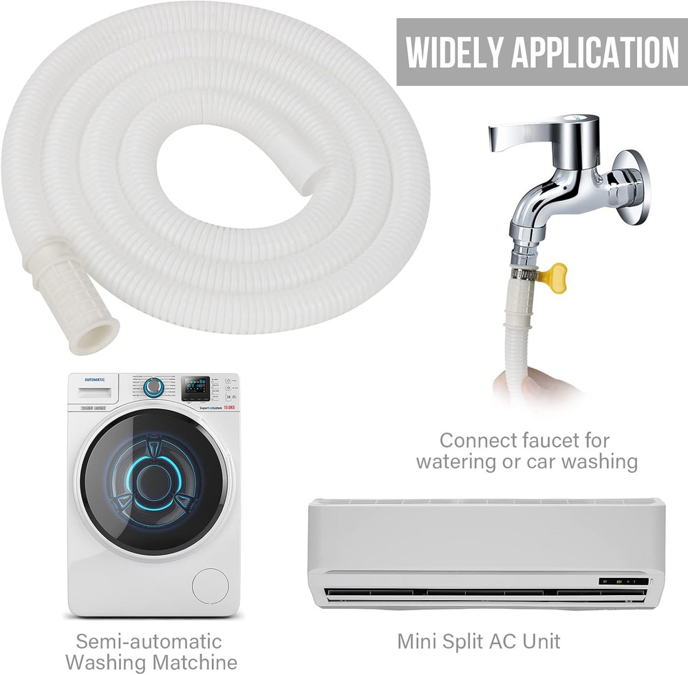 Air Conditioner Drain Hose Kit, Universal Durable Drain Pipe for Mini Split AC D
