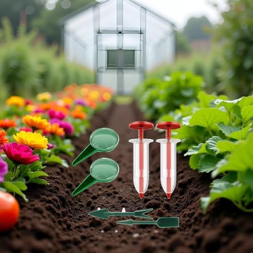 6Pcs Mini Sowing Seed Dispenser, Seed Planter Tool, Handheld Seed Planter,