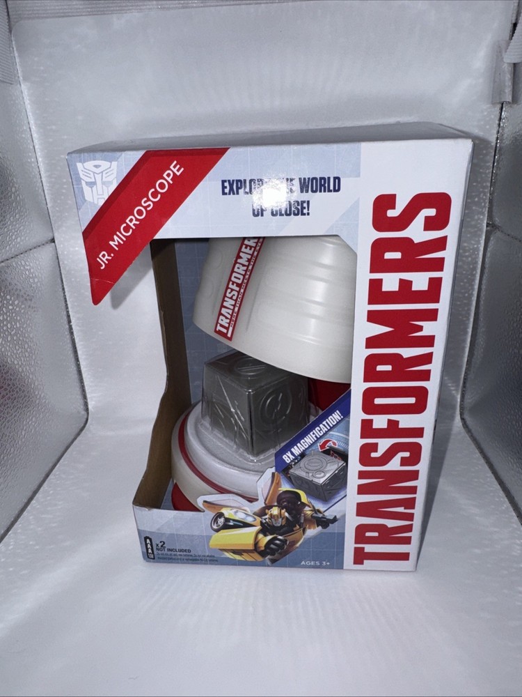 Transformers Jr. Lighted Microscope 8X Magnification New In Box