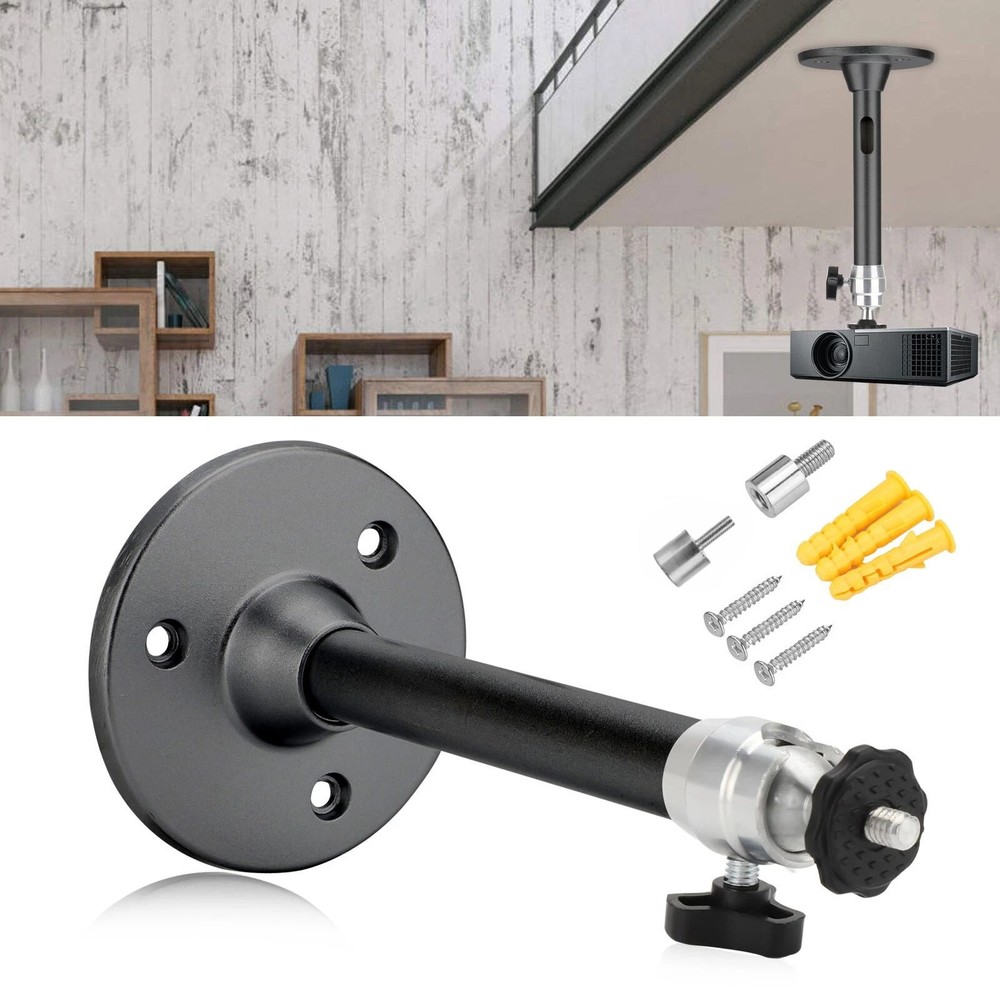 360° Rotatable Universal Wall Ceiling Mount Stand for Mini Projector DVR Camera
