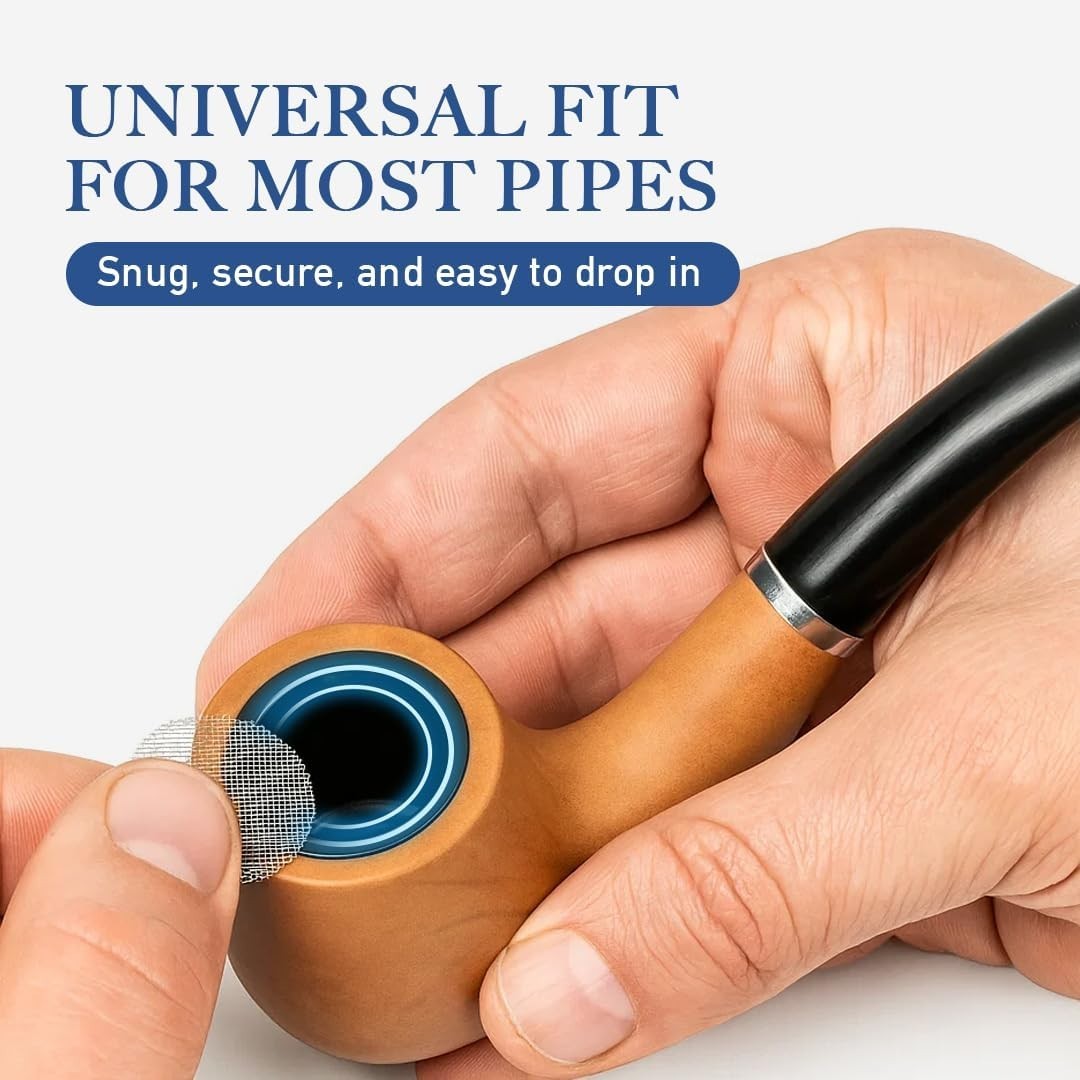 120 Pcs Pipe Screens Stainless Steel Screen Filter for Pipe 3/4 Mesh Pipe Filter