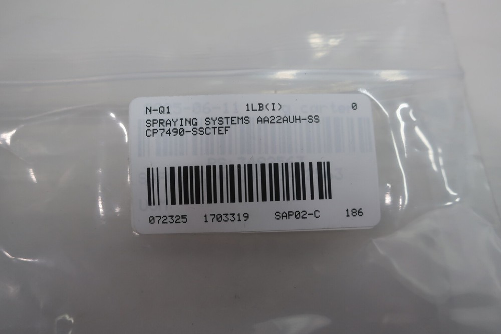 Spraying Systems AA22AUH-SS CP7490-SSCTEF Automatic Spray Nozzle