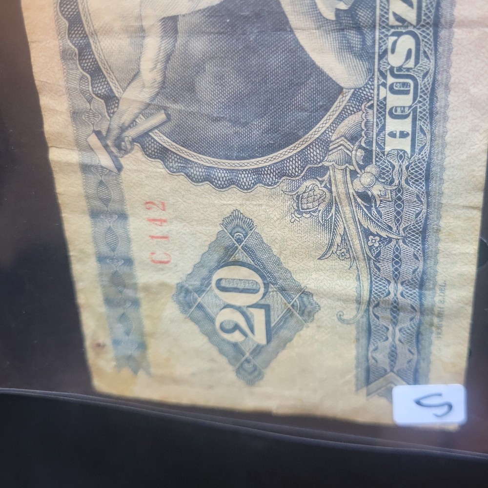20 Husz Forint Old Bank Note