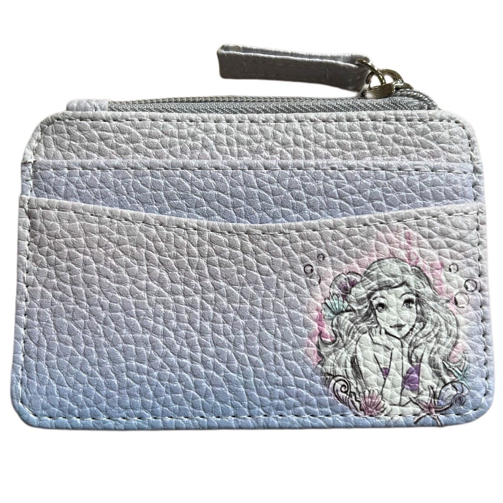 DANIELLE NICOLE DISNEY CARDHOLDER COIN PURSE PURPLE THE LITTLE MERMAID ARIEL NWT