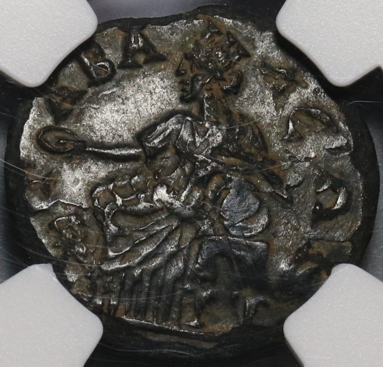 193 Lydia Tabala NGC XF Julia Domna Roman Provincial AE22 Cybele (20112102C)