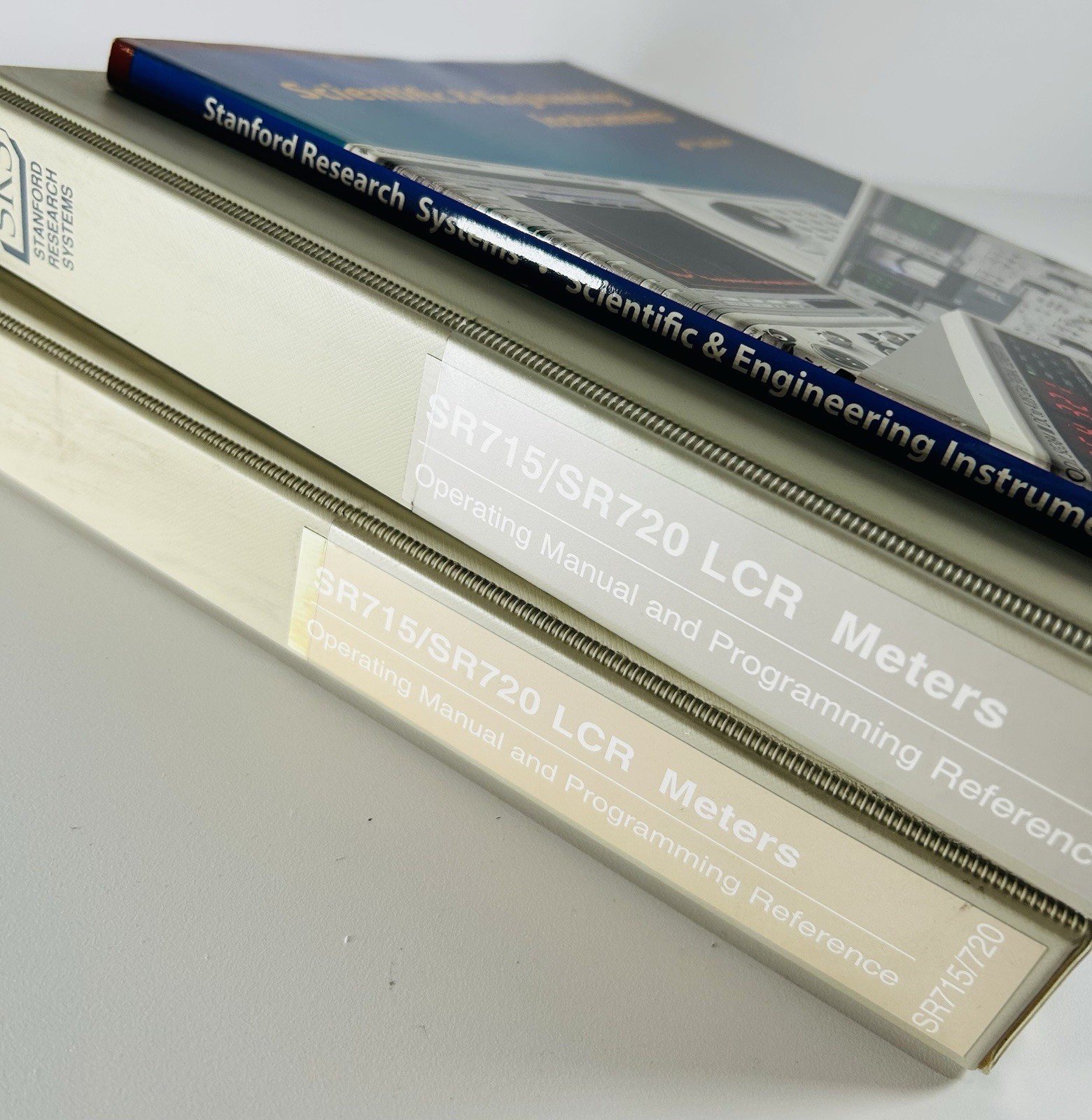 Lot Of 2 Stanford Research Systems SR715 LCR Meter Powers on untested Sold As Is