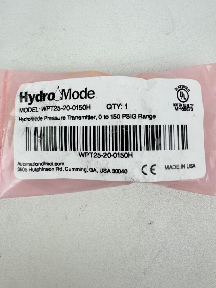 AutomationDirect HydroMode Pressure Transmitter WPT25-20-0150H