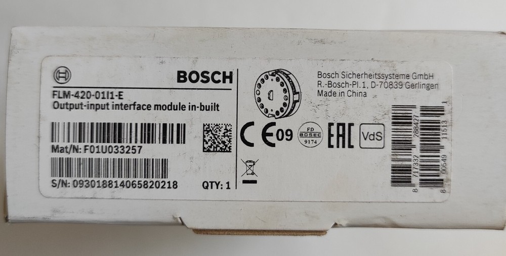 Bosch AVENAR FLM‑420‑O1I1 Output-input Interface Modules New, Fast ship DHL