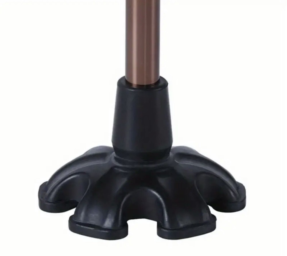 Hexagonal Cane Self-Standing Tip-Rubber Replacement Foot Pad for Walking Cane !!