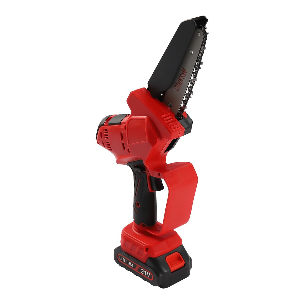 Electric Compact Portable Chainsaw Rechargeable Battery Powered Cutting Logging