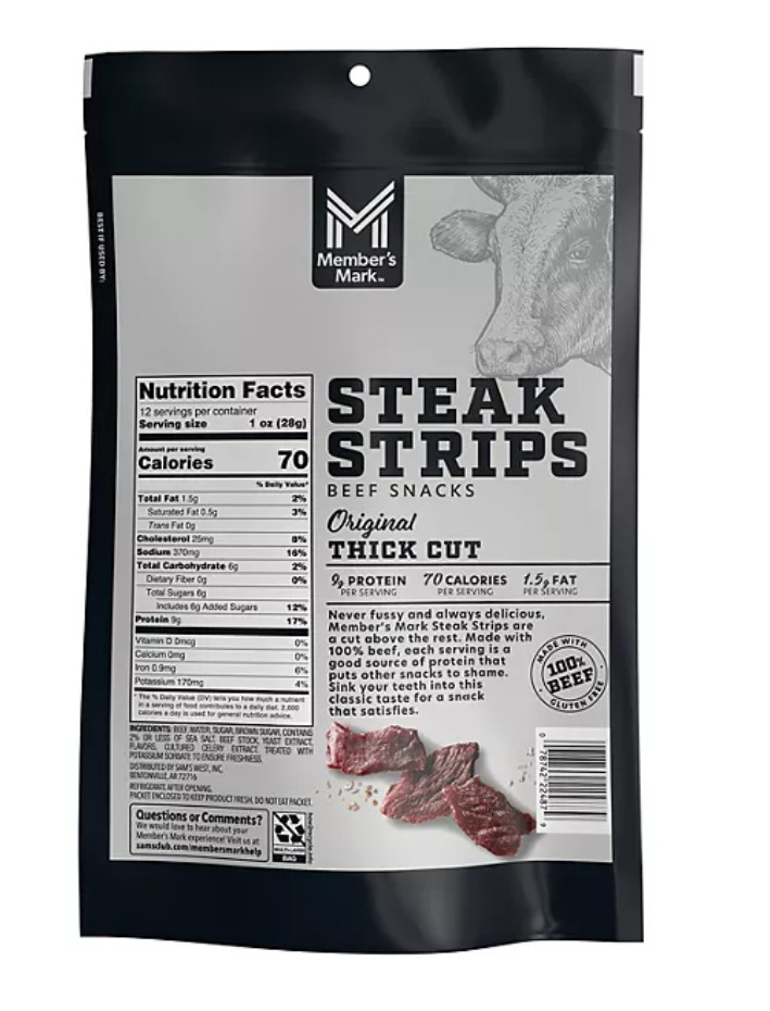 Member's Mark Beef Steak Strips (12 oz.)