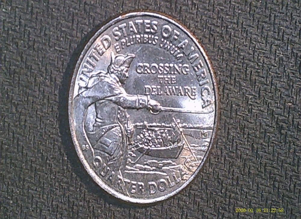 2021-P Washington Quarter Copper Over Bleed Minting Error