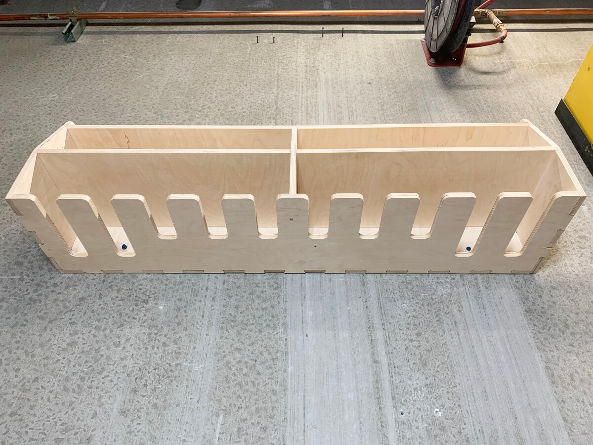 Cordless 10 Tool Holder Drill Impact Garage Storage Rack Wood Shelf Organizer