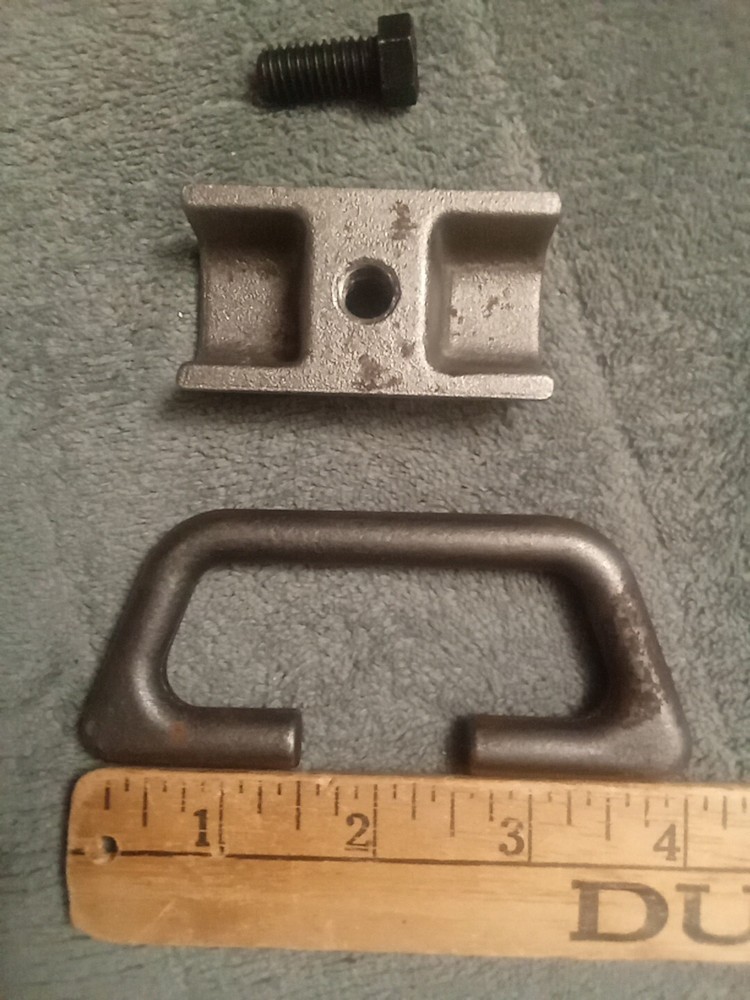 4inch D-ring Trailer Tye Down (2 1/2 Inch max Strap Width) 1/2 Mounting Bolt