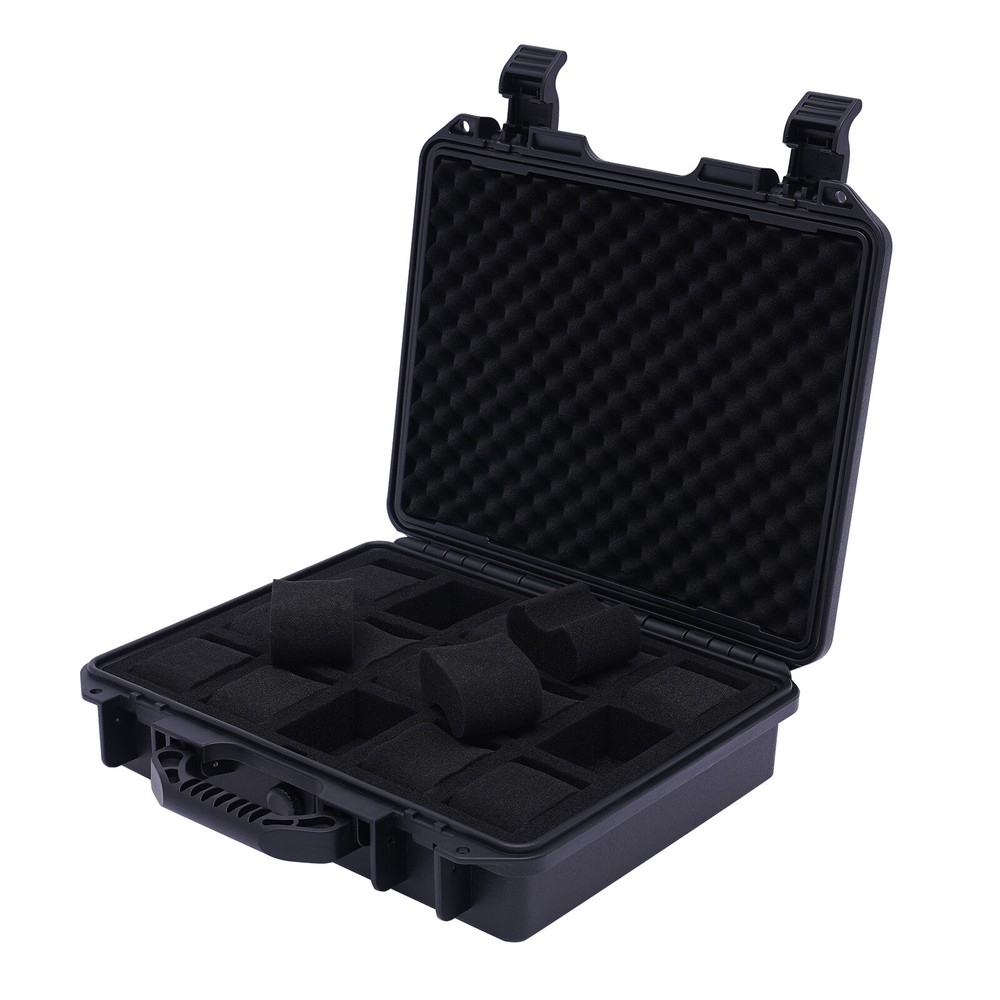 15 Slots Waterproof Plastic Suitcase Display Storage Case Watch Storage Box Case