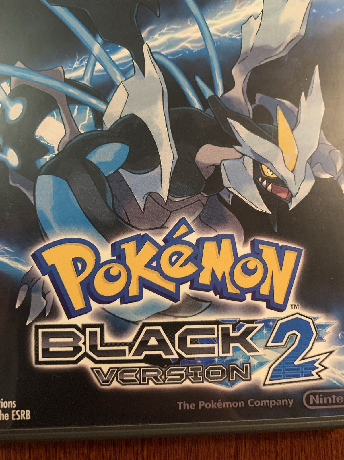 Pokemon Black Version 2 Nintendo DS Replacement Case ONLY No Game - For Display