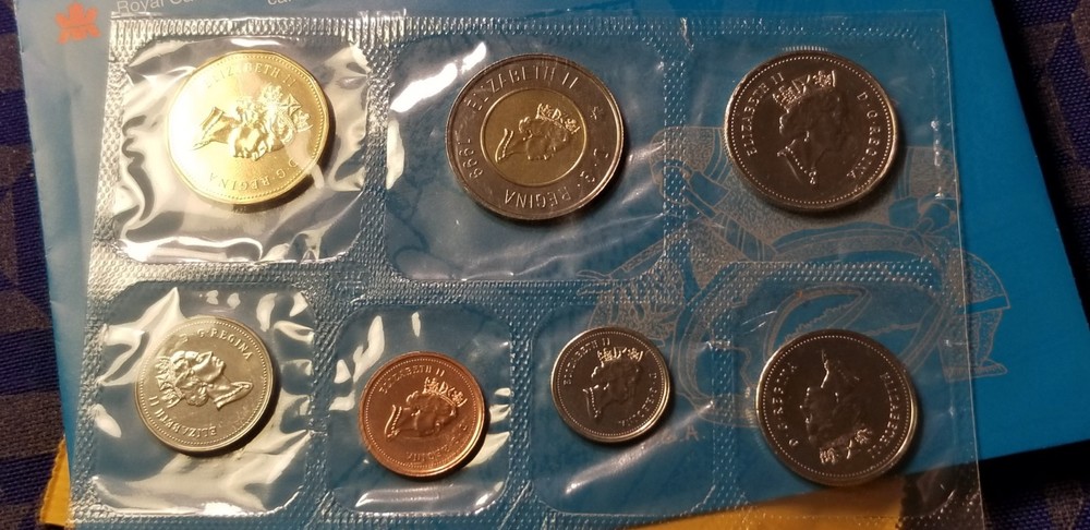 1999 Canada Nunavut Mule Error Mint Proof Like Set Extremely Rare Set.