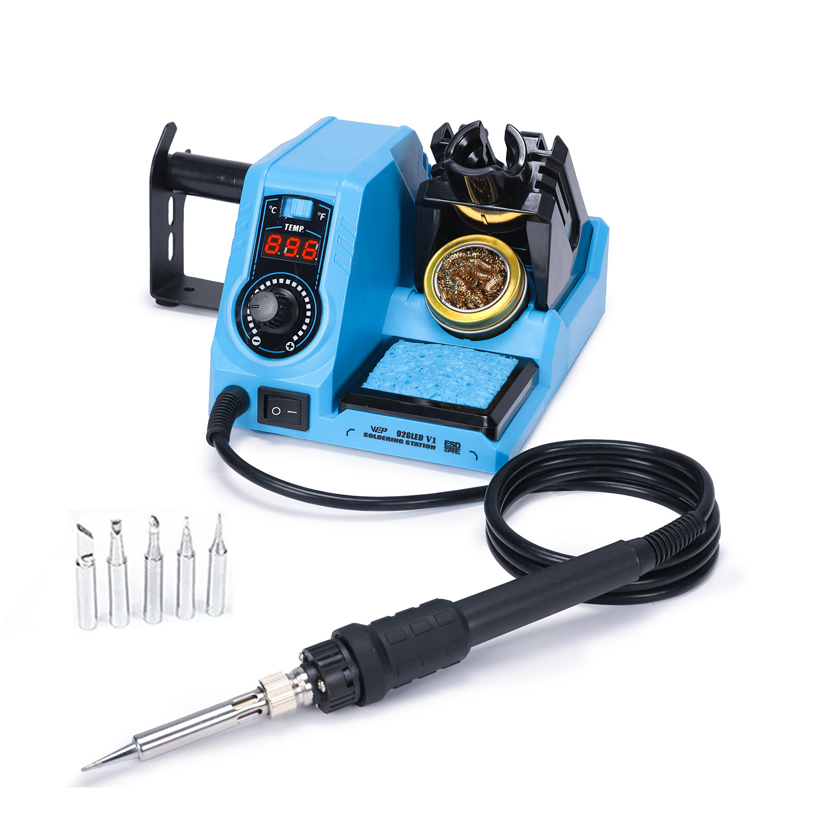 WEP 926LED-V1 60W Soldering Iron Station Digital Adjustabke Temp Welding Tool