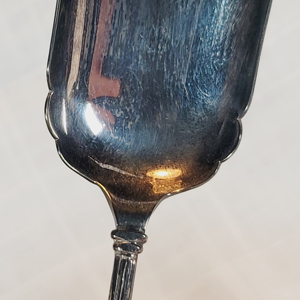 Exquisite EPNS Silverplated Enamel Spoon Cabot Tower St Johns Newfoundland Vtg