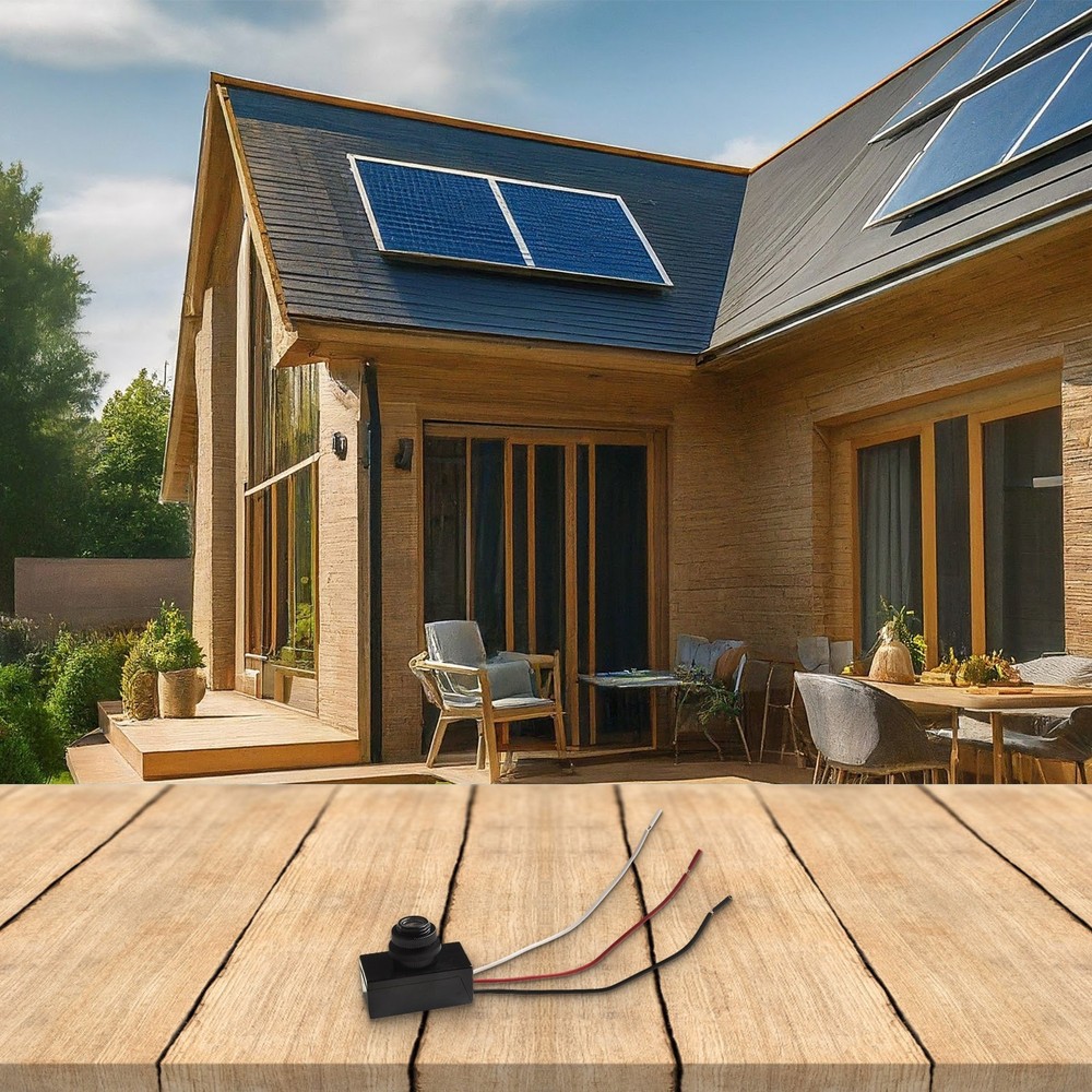 DC12V-48V Street Light Control Switch Button Style Dusk To Dawn Photocell Sensor