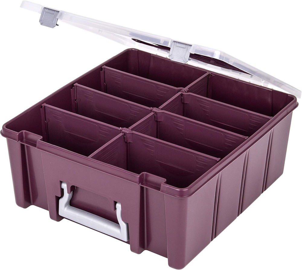 ArtBin 6990ABP Super Satchel Compartment Box - Stackable Durable Art Storage