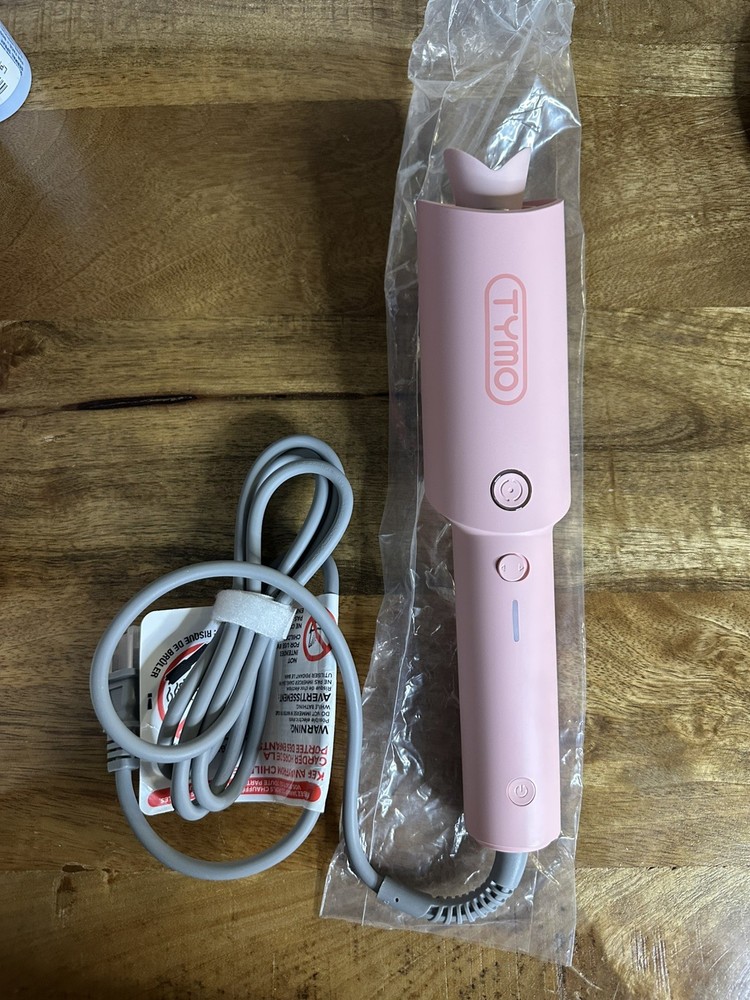 TYMO CurlPro Automatic Curling Iron 1" Ceramic Ionic Pink Electric