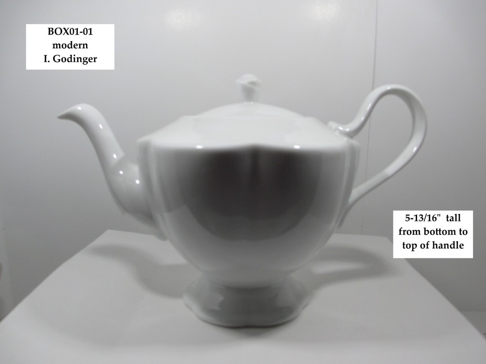 Assorted modern ceramic teapots, never used, various makers, sold separately