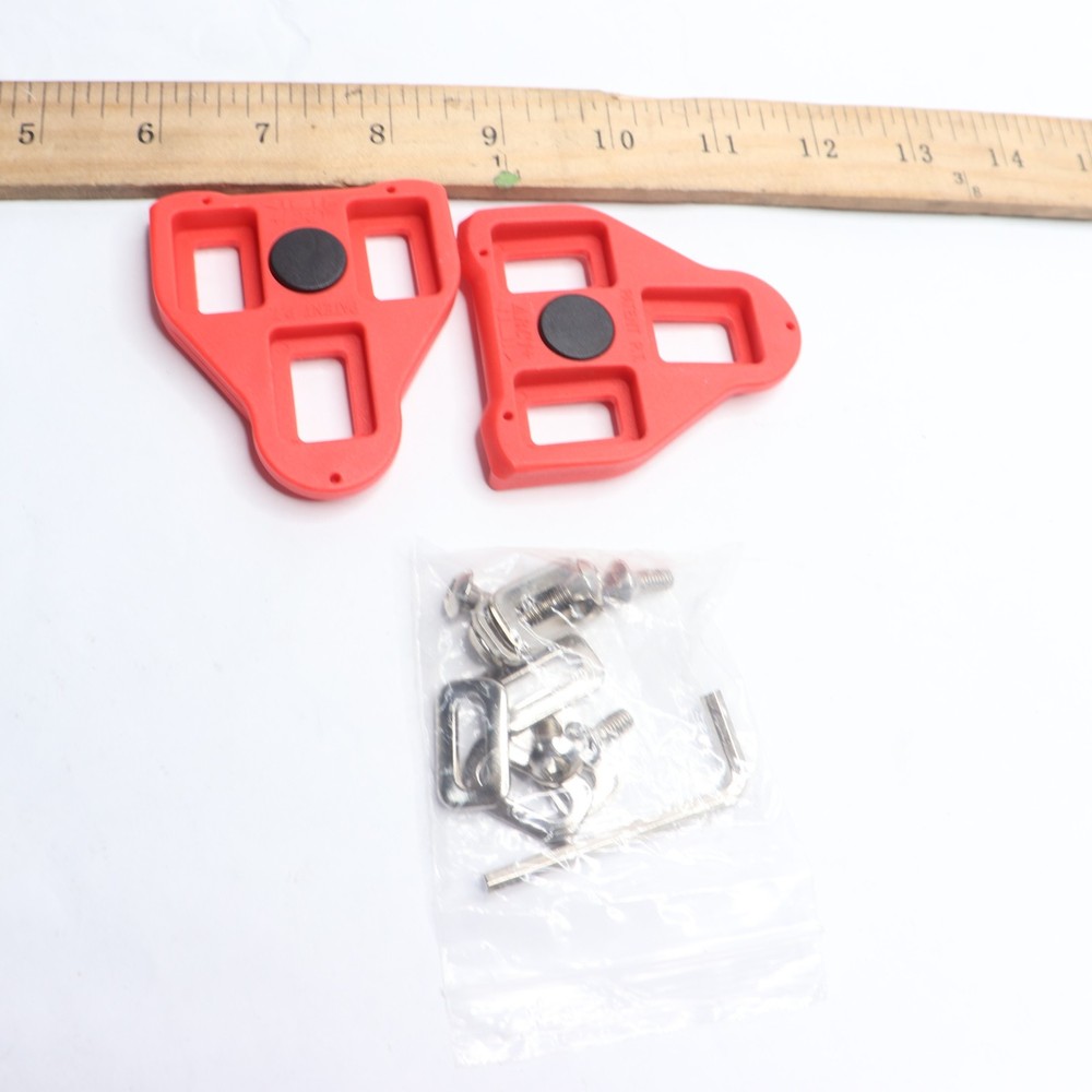 Vikoviren Cleat Set 9-Deg Lateral Float Red