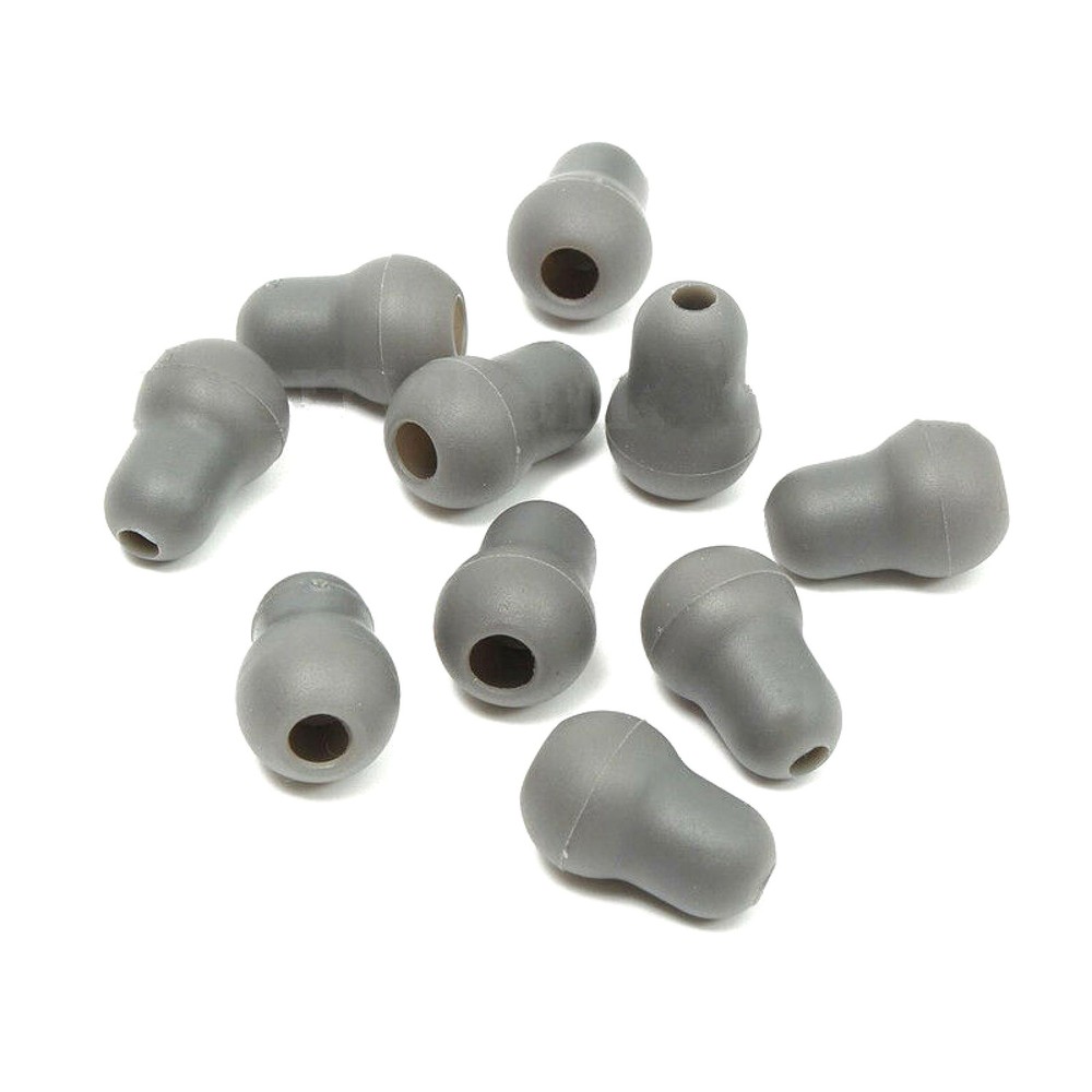 10Pcs Silicone Gray Soft Eartips Earplug Earpieces For Littmann Stethoscope kk