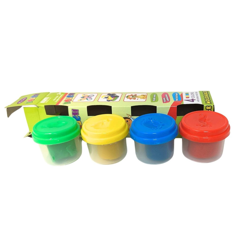 Multiple Colors Non-Toxic Molding Dough: 4 Pack