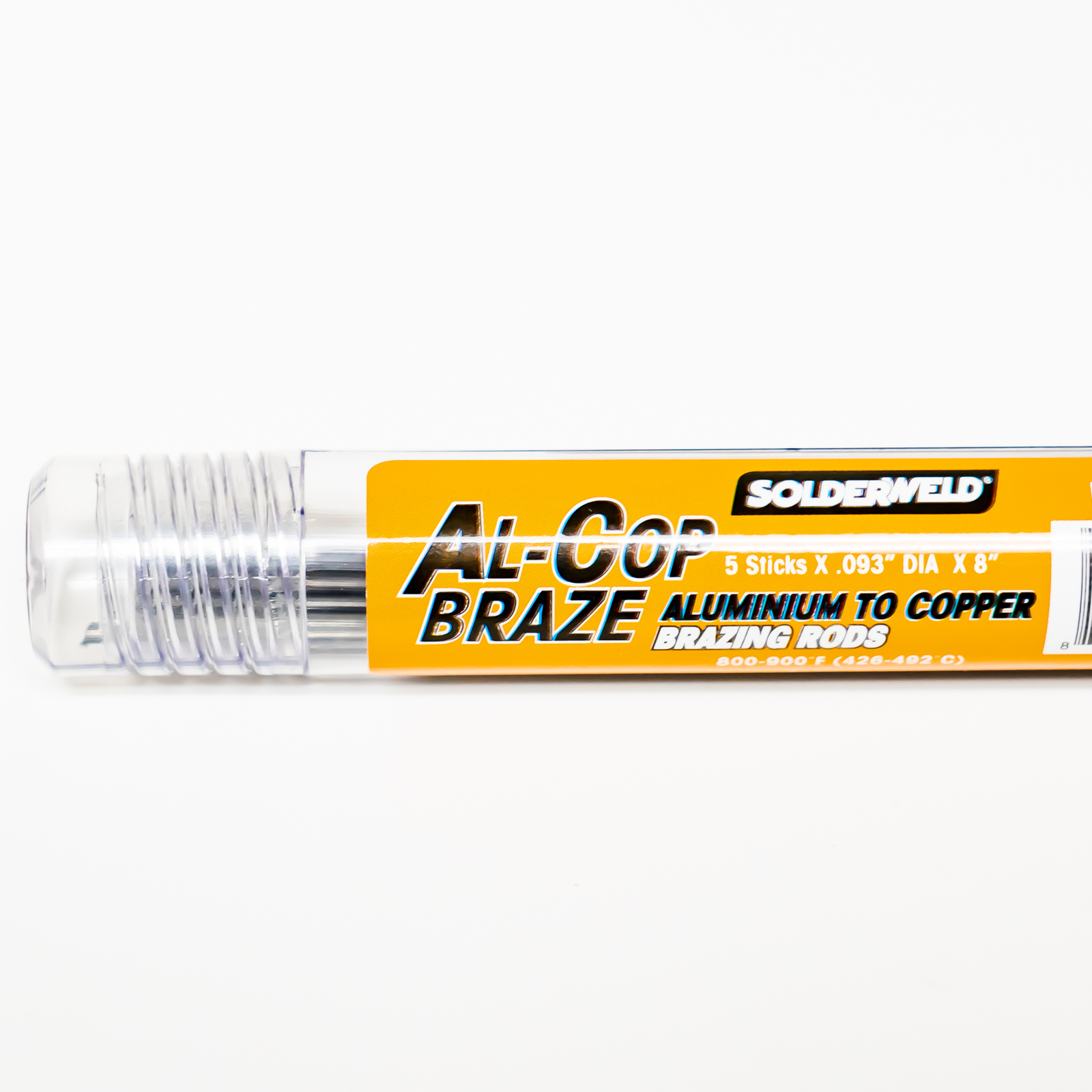Solderweld SW-ALCU5.5 Al-Cop Braze Aluminum to Copper Brazing 5 8" Rods per
