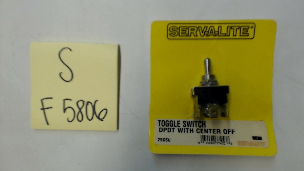 7565U DPDT Center Off Toggle Switch