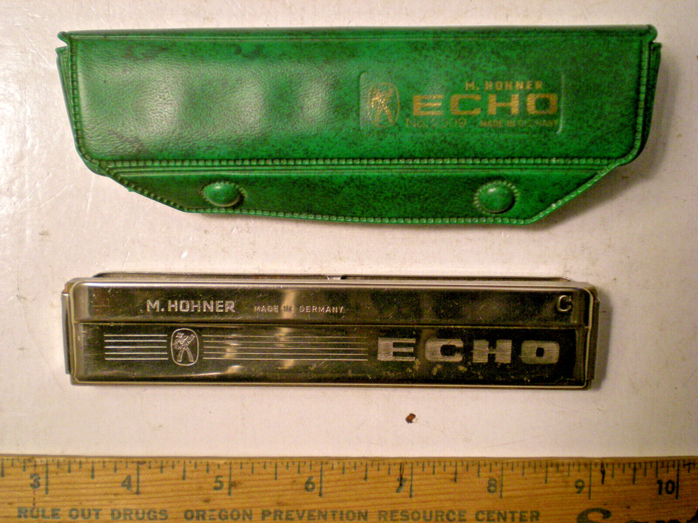 Hohner Echo Harmonica With Case