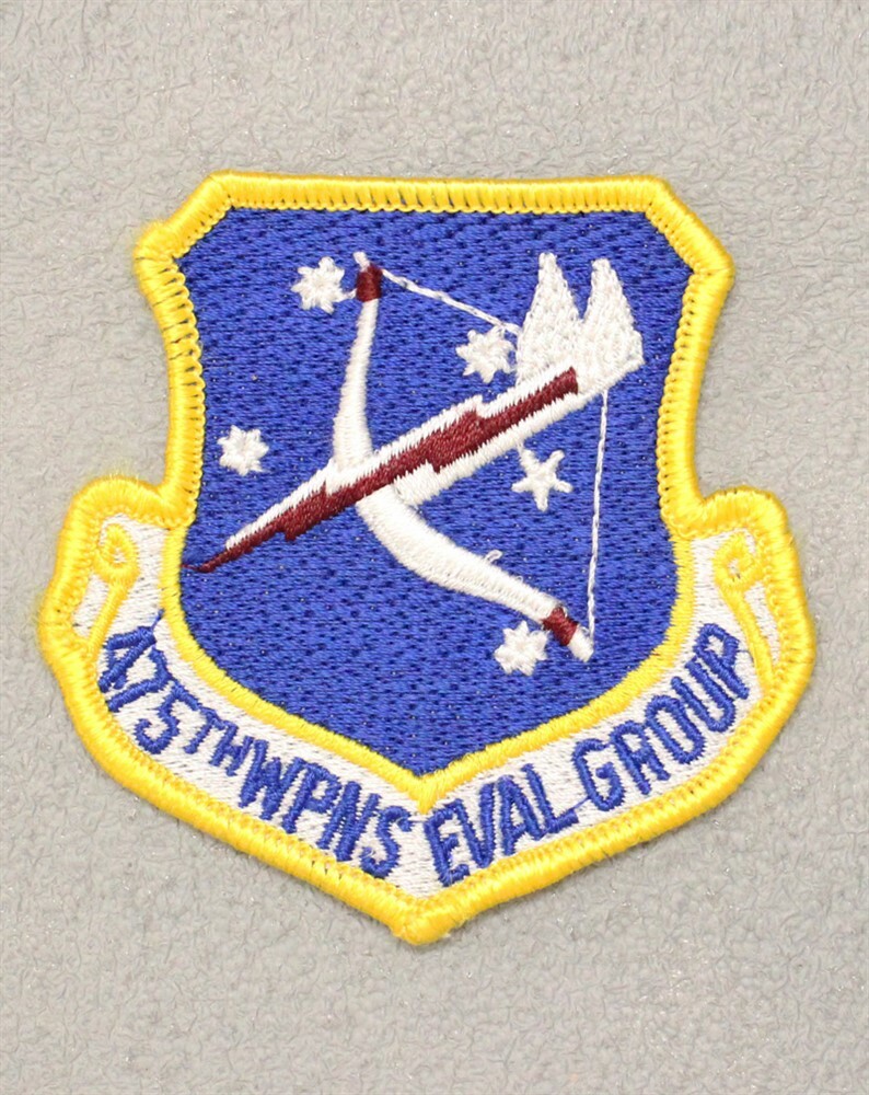 475th Weapons Evaluation Group - USAF Air Force Patch 1424