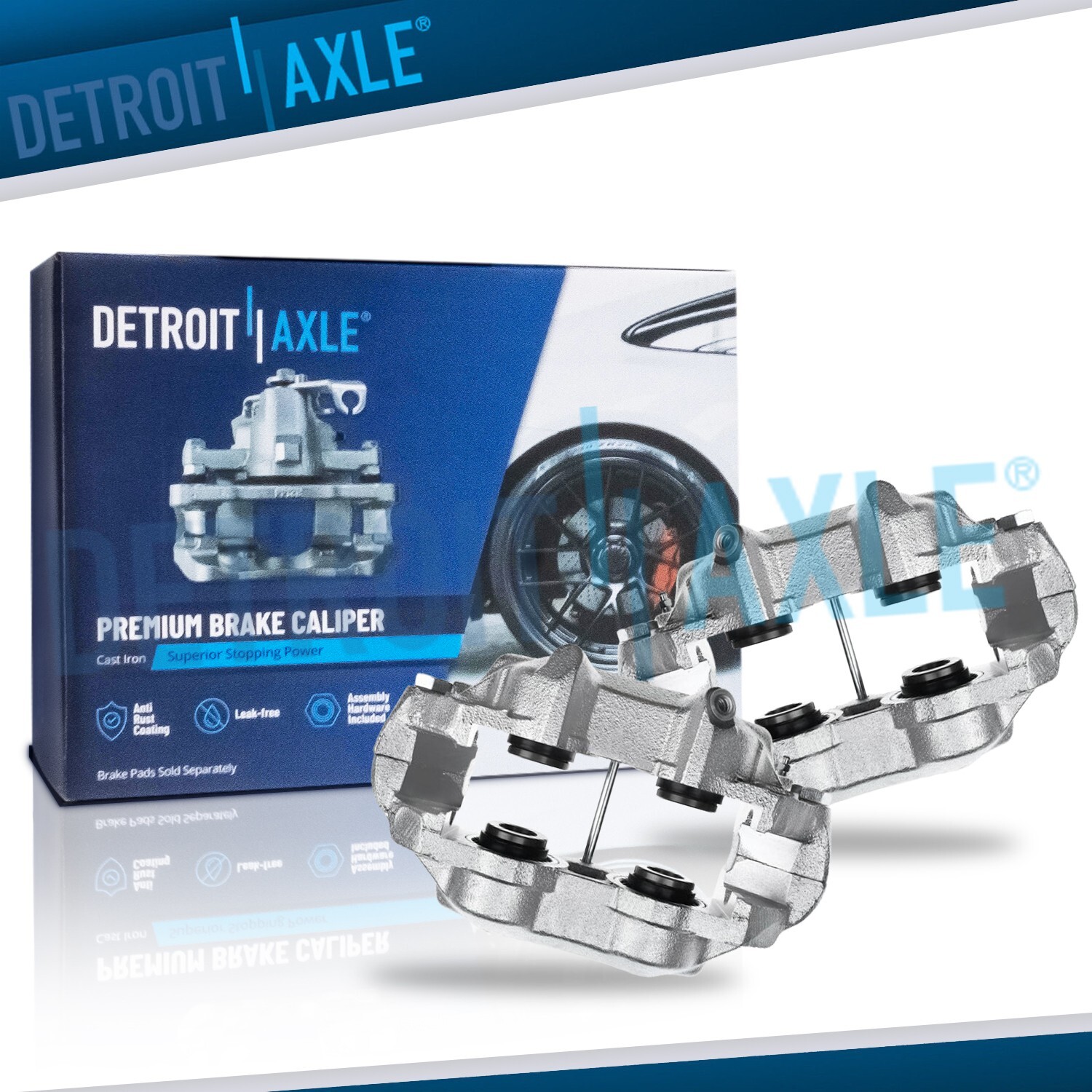 Front Left Right Side Brake Calipers Assembly for 1965 - 1982 Chevrolet Corvette