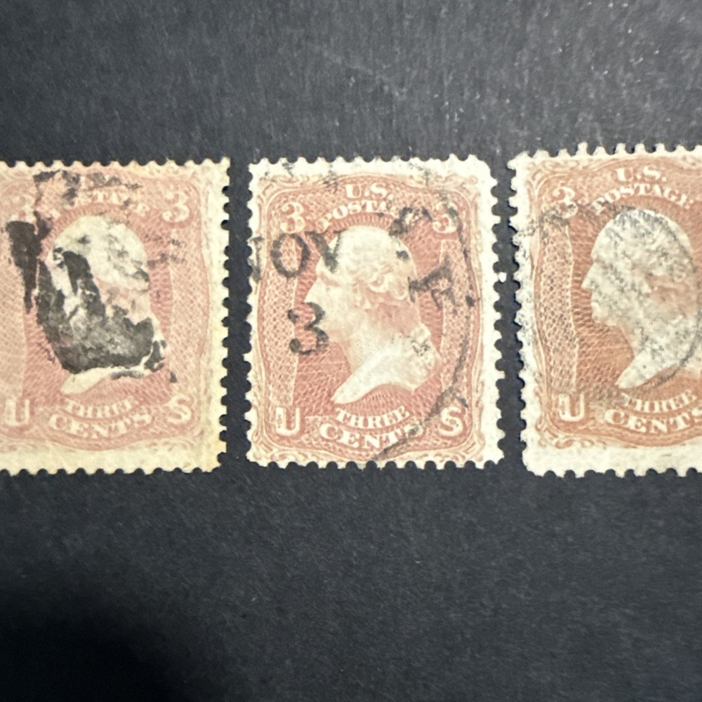 US Scott #64b And #65 X 2