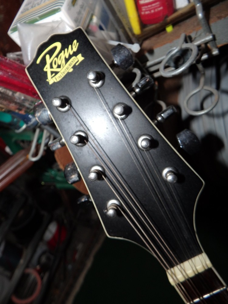 Rogue RM-100A A-Style Mandolin - Black