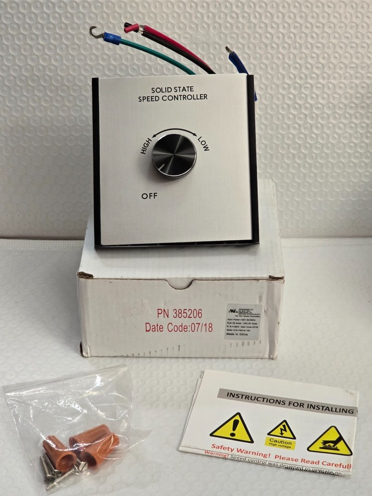 Raffel FSC10-120 Solid State Speed Controller, NEW WITH DIAL