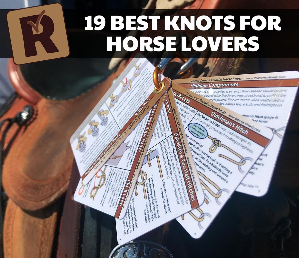 ReferenceReady Horse Knot Cards – Pocket Guide to Guide, Knots