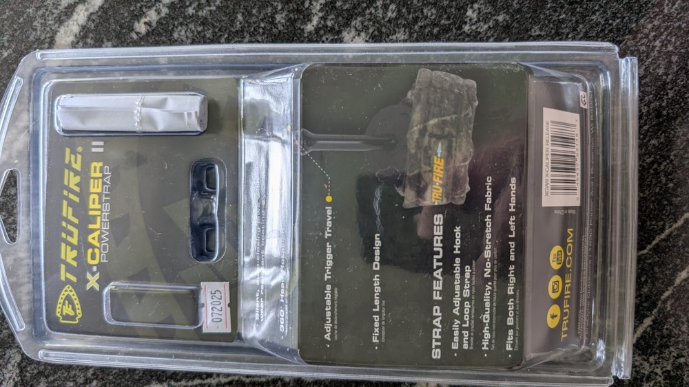 TRU FIRE X-Caliper II Powerstrap Archery Release 360 Head Adjustable Trigger