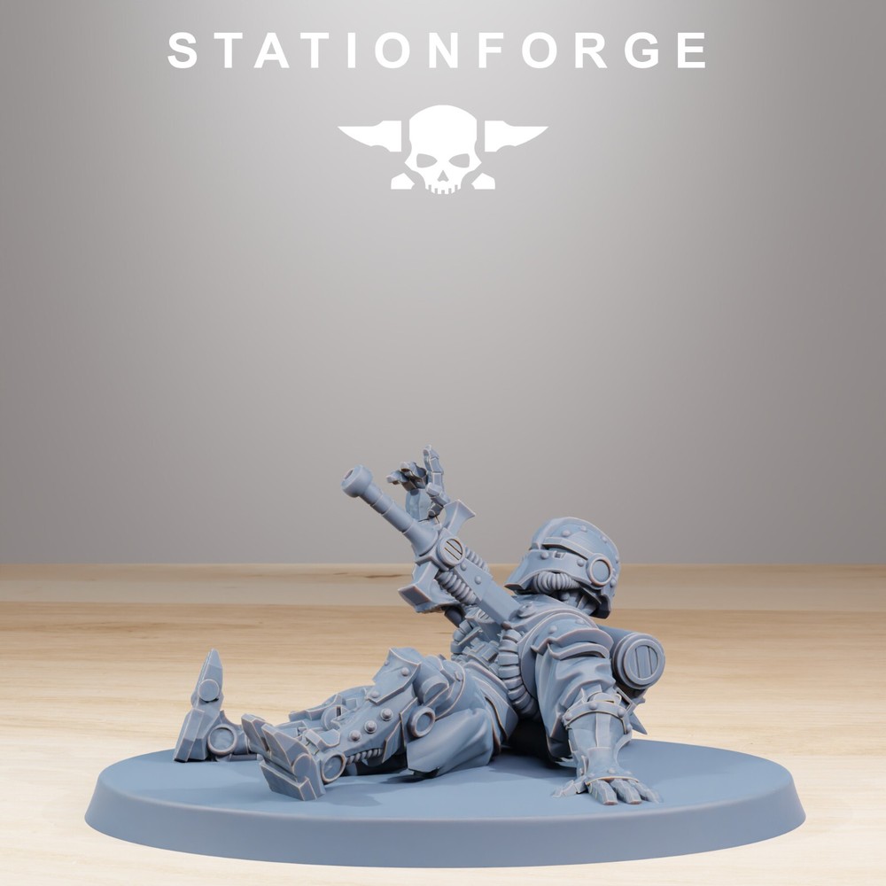 Scavenger Wounded and Commander 32mm