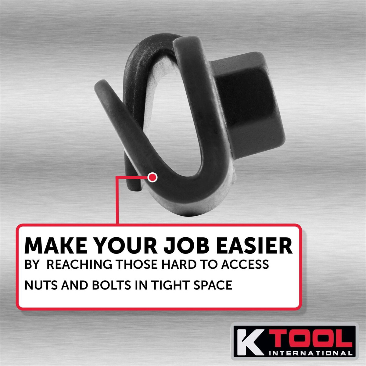 K Tool 49403 Universal Wrench Extender, Torque Enhancer, Hex Drive