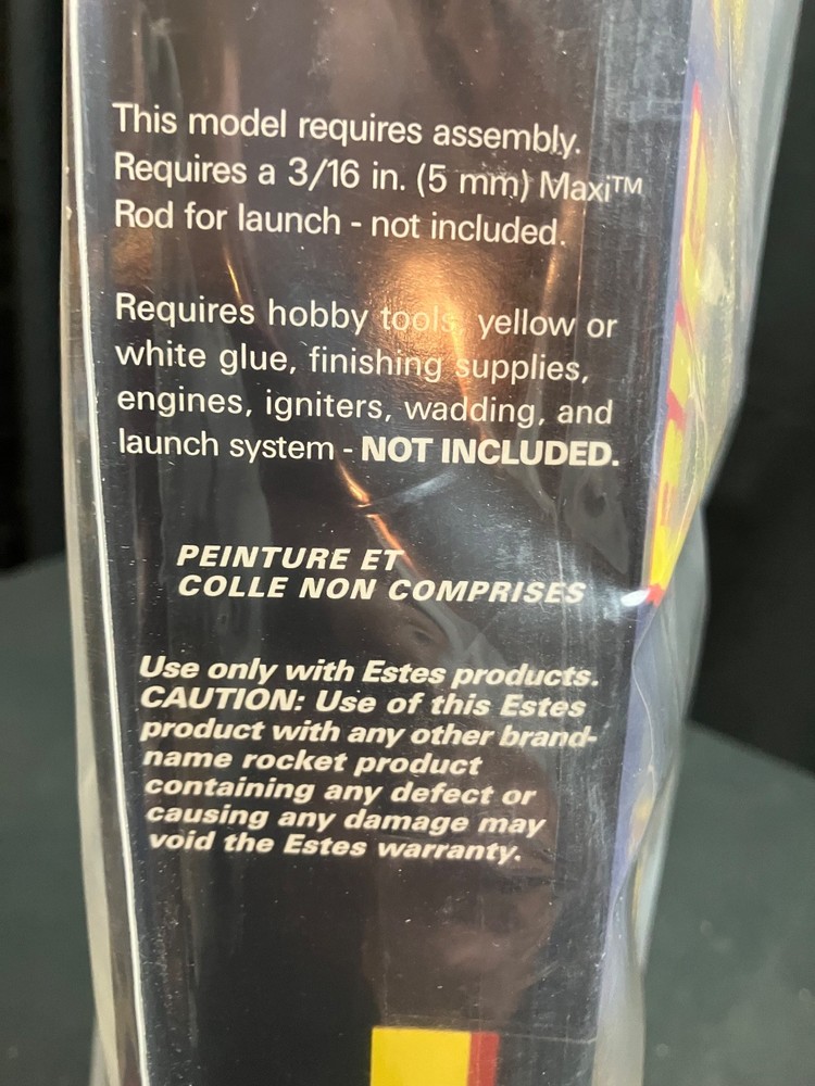 Original Version (long OOP) Estes Big Daddy Flying Model Rocket Kit - Sealed