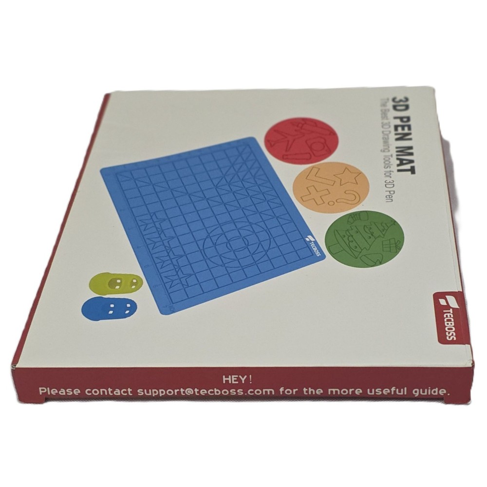 3D Pen Mat Kit With Silicone Shape Mold Tools By Tecboss