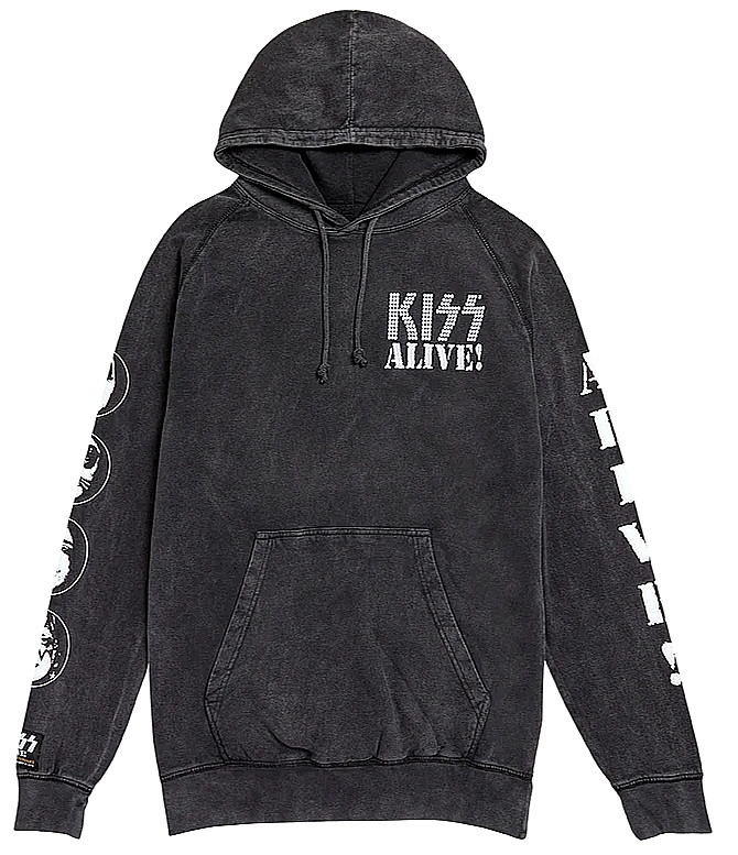 KISS ALIVE! 50th ANNIVERSARY Hoodie Sweatshirt 2XL SEALED Ace Spaceman NEW