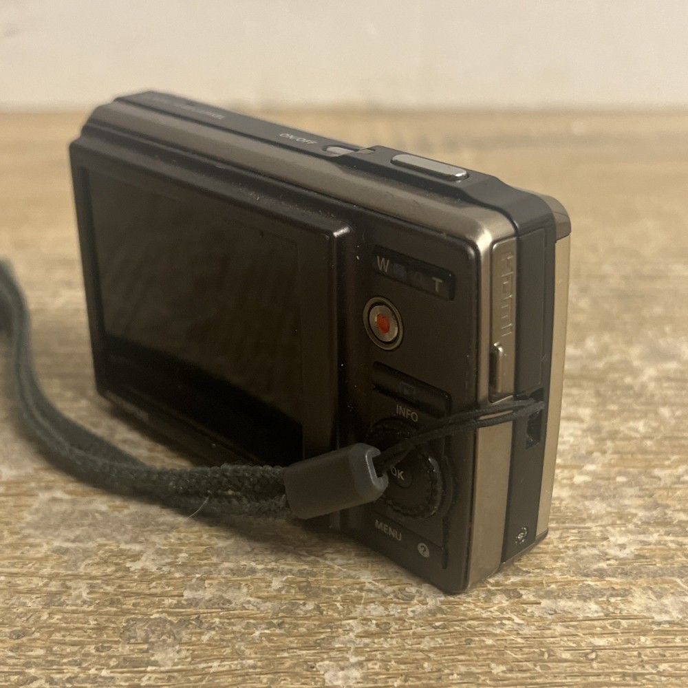 Olympus U9010 Compact Digital Camera Untested, Grey/black